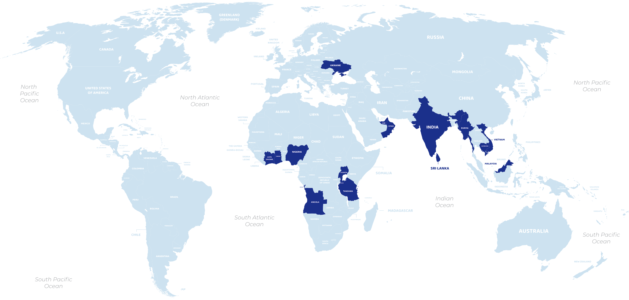 World Map of CBO
